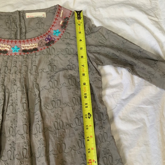 Embroidered and Embellished Tunic Blouse by Odd Molly size small - Picture 6 of 15
